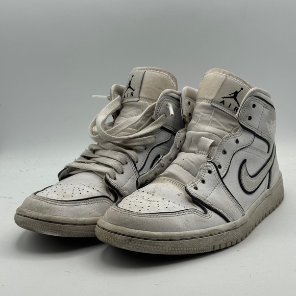 Air Jordan 1 Mid Shoes Mens Size 7 Retro CK6587-100 2019 Nike Basketball‎